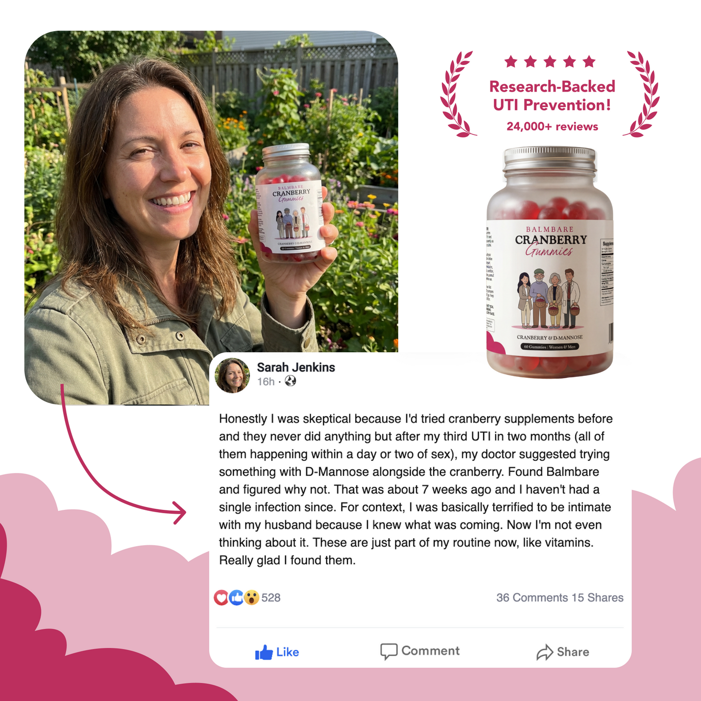 Cranberry & D Mannose Gummies