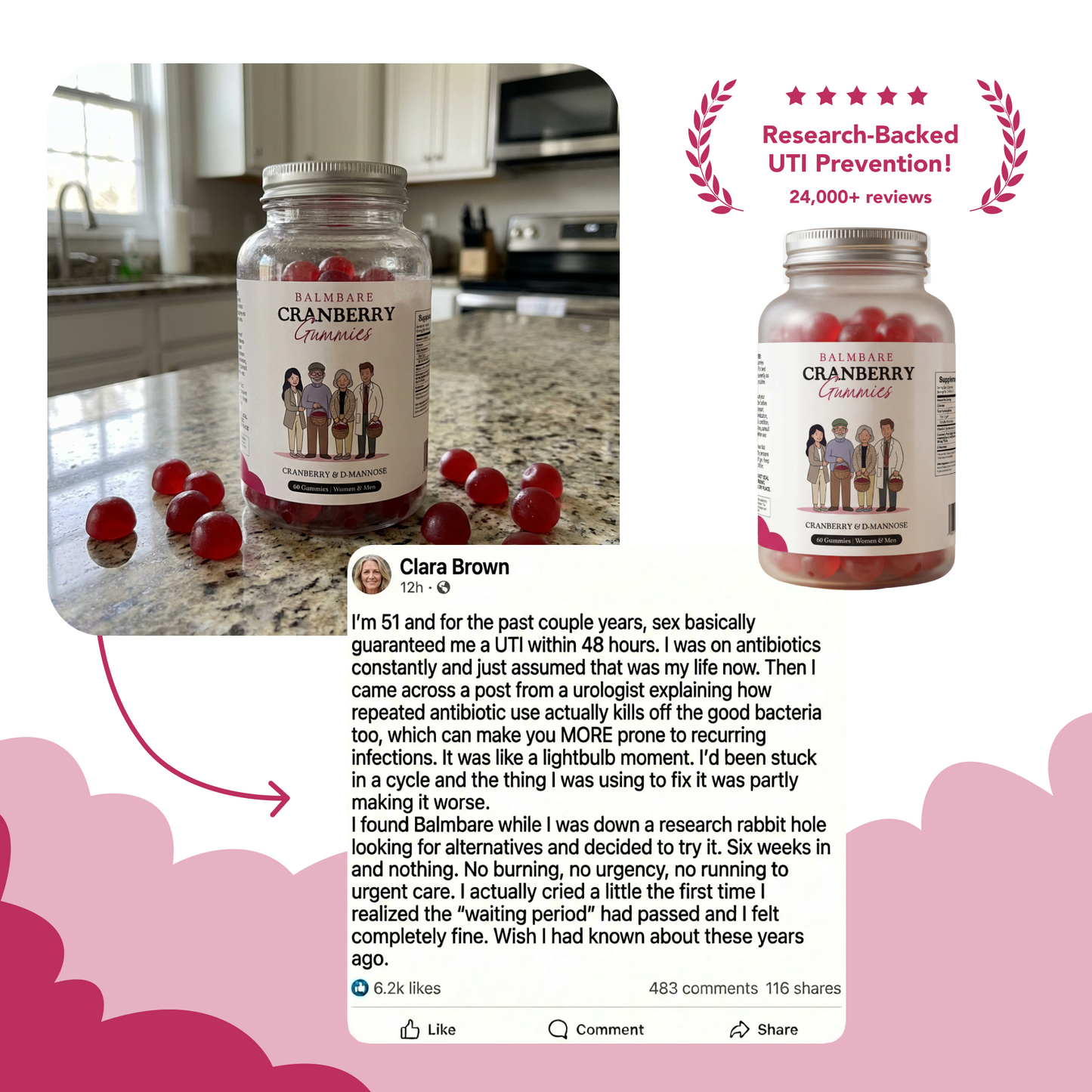 Cranberry & D Mannose Gummies